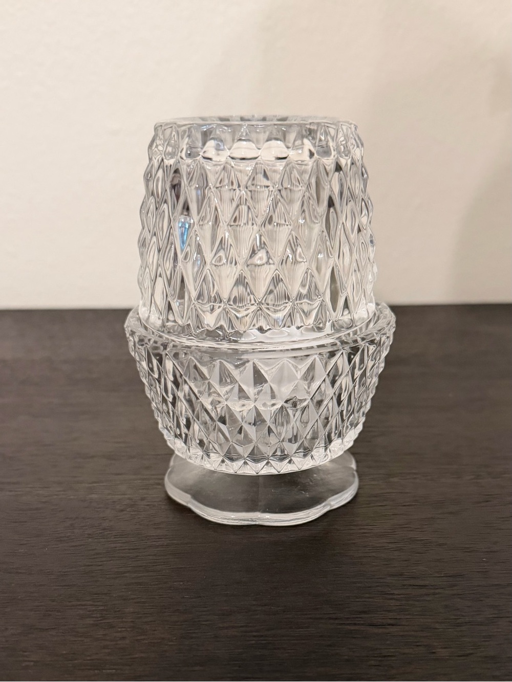 Vintage Indiana Glass Fairy Lamp
